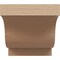 Ekena Millwork 10"W x 10"D x 10"H Wide Newport Rough Cedar Woodgrain TimberThane Corbel, Primed Tan CORUR10X10X10NEWRCPR - alternate 6